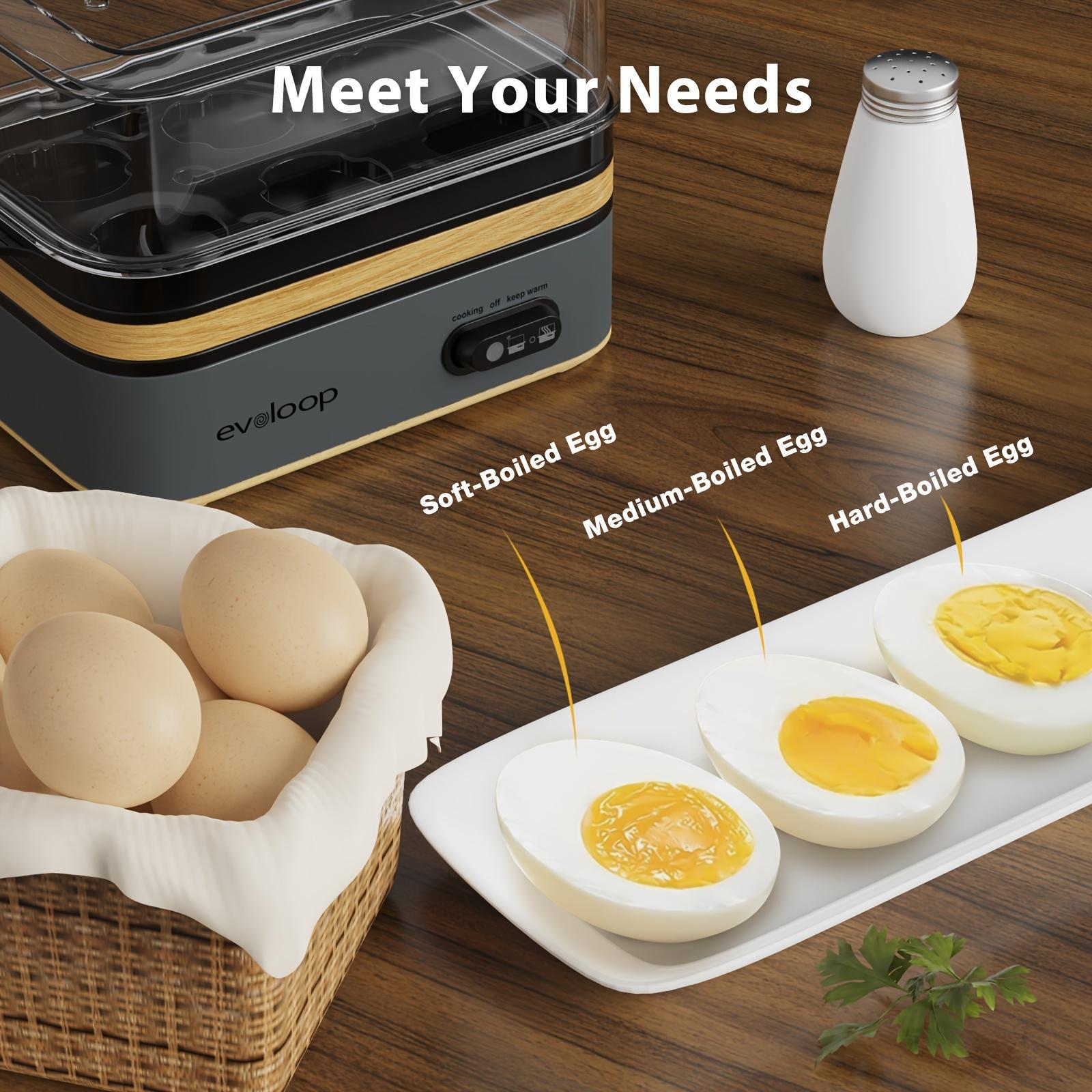 EVOLOOP Rapid Egg Cooker 6 Egg Capacity BPA free Electric Egg Cooker for Hard Boiled Eggs, Poached Eggs, Scrambled Eggs, or Omelets,Easy and Convenient Way to Prepare Delicious Eggs ,outdoor gear EVOLOOP Rapid Egg Cooker 6 Egg Capacity BPA free Electric Egg Cooker for Hard Boiled Eggs, Poached Eggs, Scrambled Eggs, or Omelets,Easy and Convenient Way to Prepare Delicious Eggs ,outdoor gear