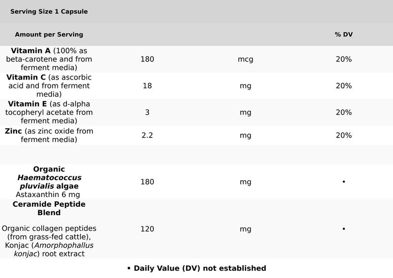 New Chapter Daily Skin Renewal with Clinical-Strength Astaxanthin Supplement + Collagen Protection & Vitamin A C E Zinc for Healthy Skin - 30 ct
