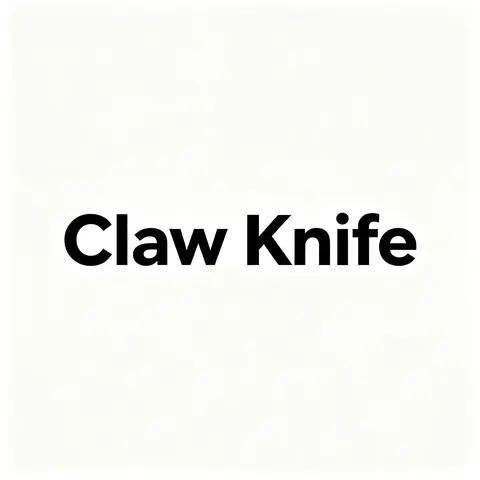 Gray Hiking Gear Knife, Compact Form Cutting Tool with Fits Hand Design for Camping & Outdoor Activities