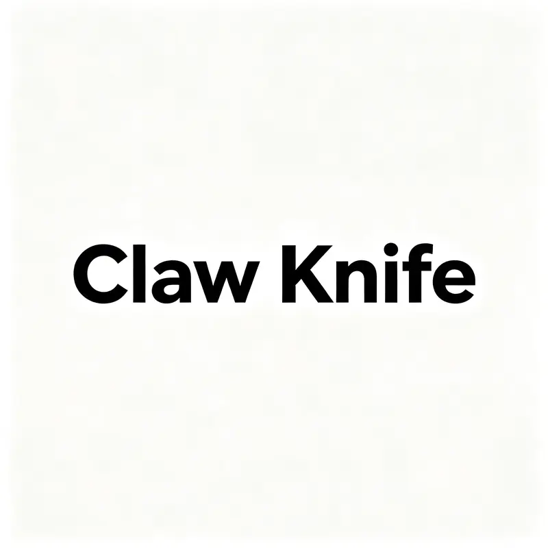 Gray Hiking Gear Knife, Compact Form Cutting Tool with Fits Hand Design for Camping & Outdoor Activities