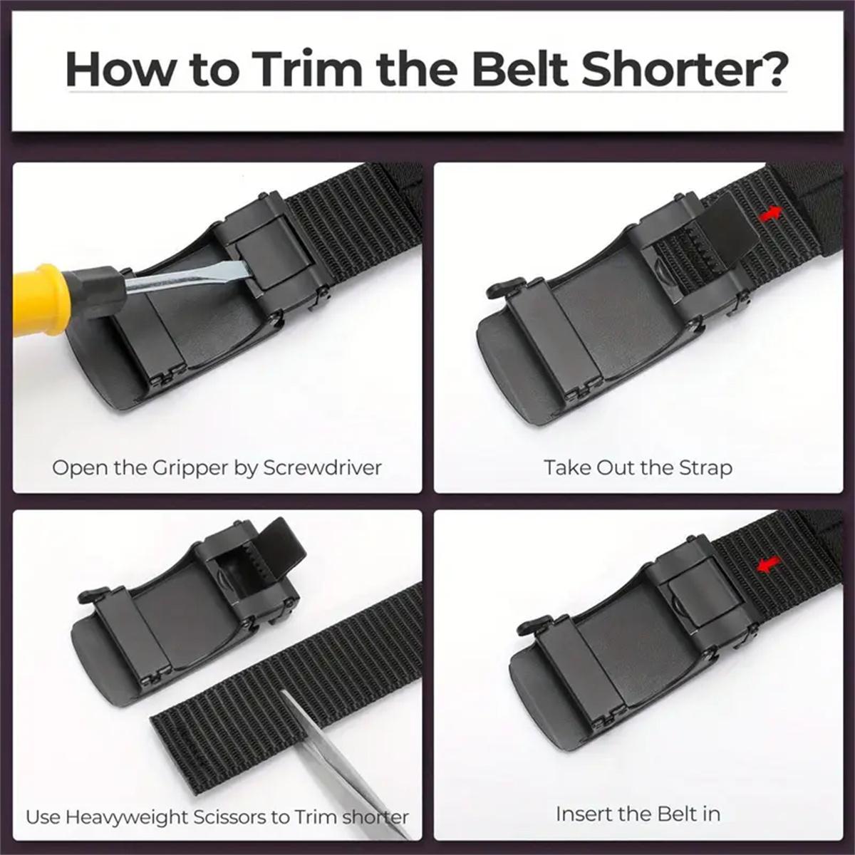 Buy 1 Get 1 Free Classic Ratchet Waist Belt Men's Nylon Belt with American Flag Buckle Automatic Adjustment for Quick Fit & Comfortable Wear Ideal for Jeans Golf Commuting Reversible Design