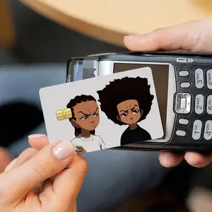 Huey & Riley Freeman Credit Card Skin, Hip Hop Streetwear Card Sticker