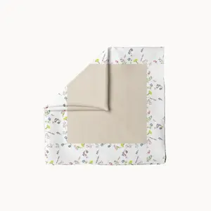 Framed in Florals Beige Head Scarf