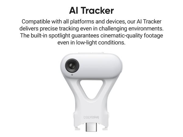 Insta360 Flow 2 AI Tracker Bundle - Foldable Phone Gimbal, AI Tracking with Any App, Multi-Person Tracking, Built-in Tripod/Selfie Stick, Remote Control, iPhone/Android Stabilizer, Travel & Vlog