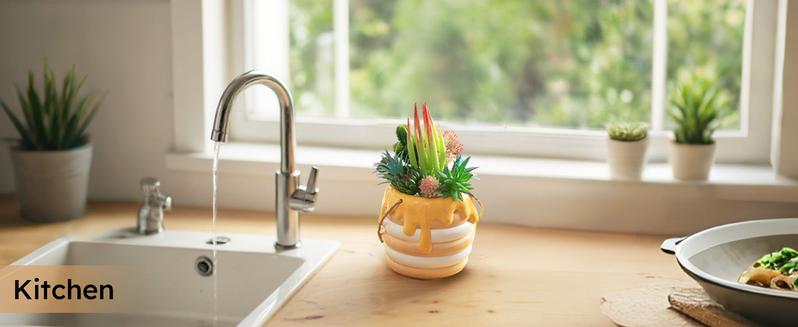 Mushroom Smiley Face Hanging Planter Pot with Drainage, Gardening Plant Gifts for Women Mother Plant Lovers - 3.9inch Opening