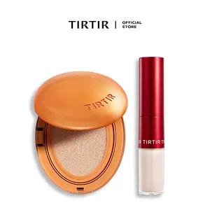[TIRTIR Official] Flawless Base Duo | Glide & Hide Blurring Concealer 4G+4ML, Mask Fit AI Cushion 18G | Flawless, Long-Lasting Base Makeup Set