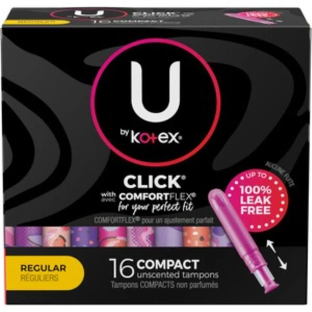 Kimberly-Clark  U by Kotex Compact Tampon, White - Regular, Fragrance