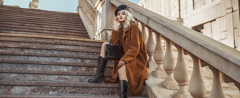 DREAM PAIRS Women's Faux Fur Knee High Boot Round Toe Fall Winter Boots