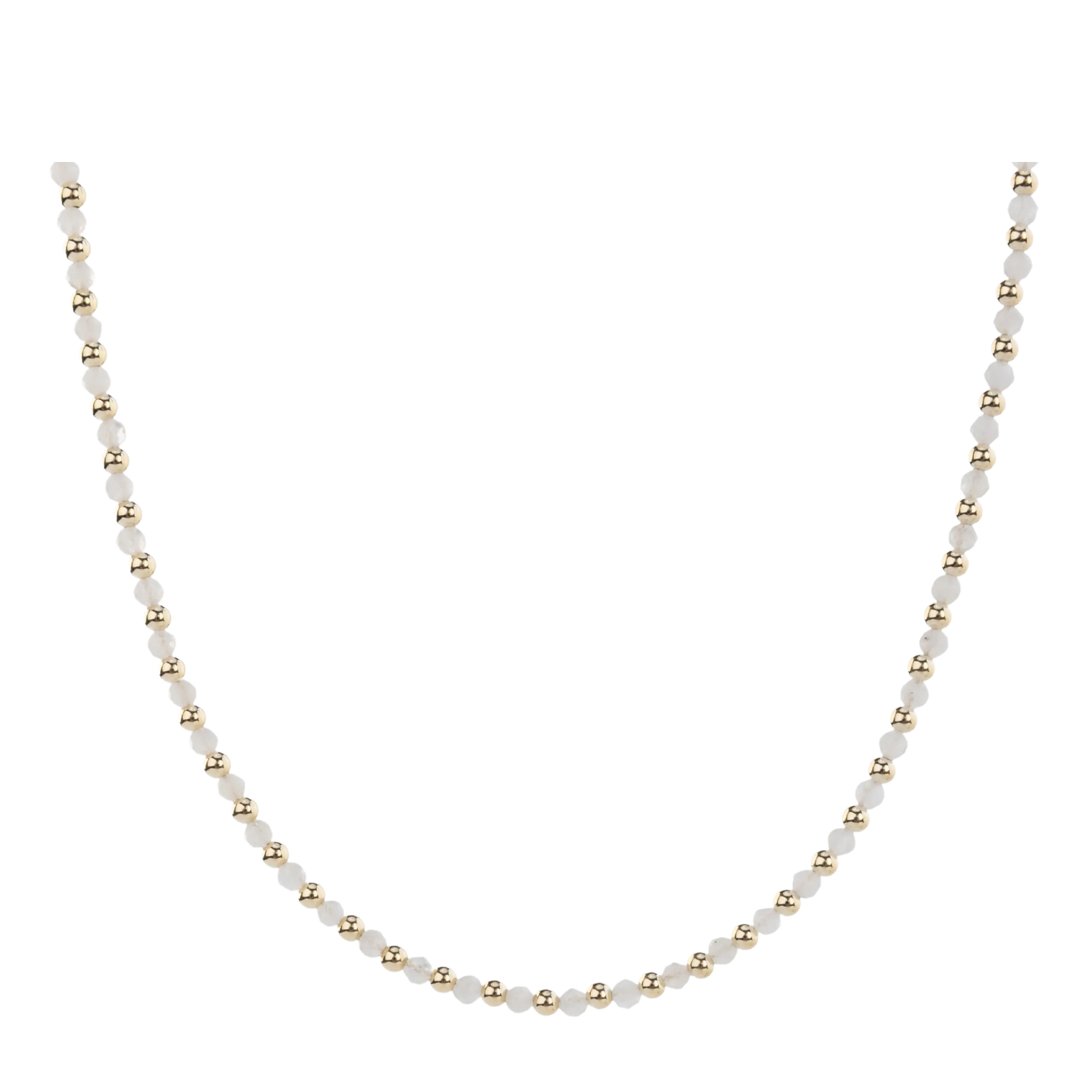 White Moonstone Necklace