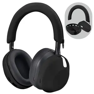 Silicone Case for Sony WH-1000XM5 Sony xm5 Wireless Headphones Protective case CoverBlack