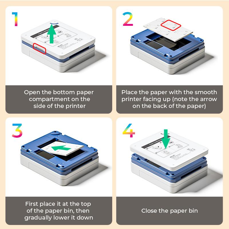 Nelko 2X3 Photo Paper for PP01/PP03 Mini Photo Printer Adhesive Backed Instant Printerscanner 30-100 Sheets Crisp Colors Peel & Stick Backing TikTokShopBlackFriday