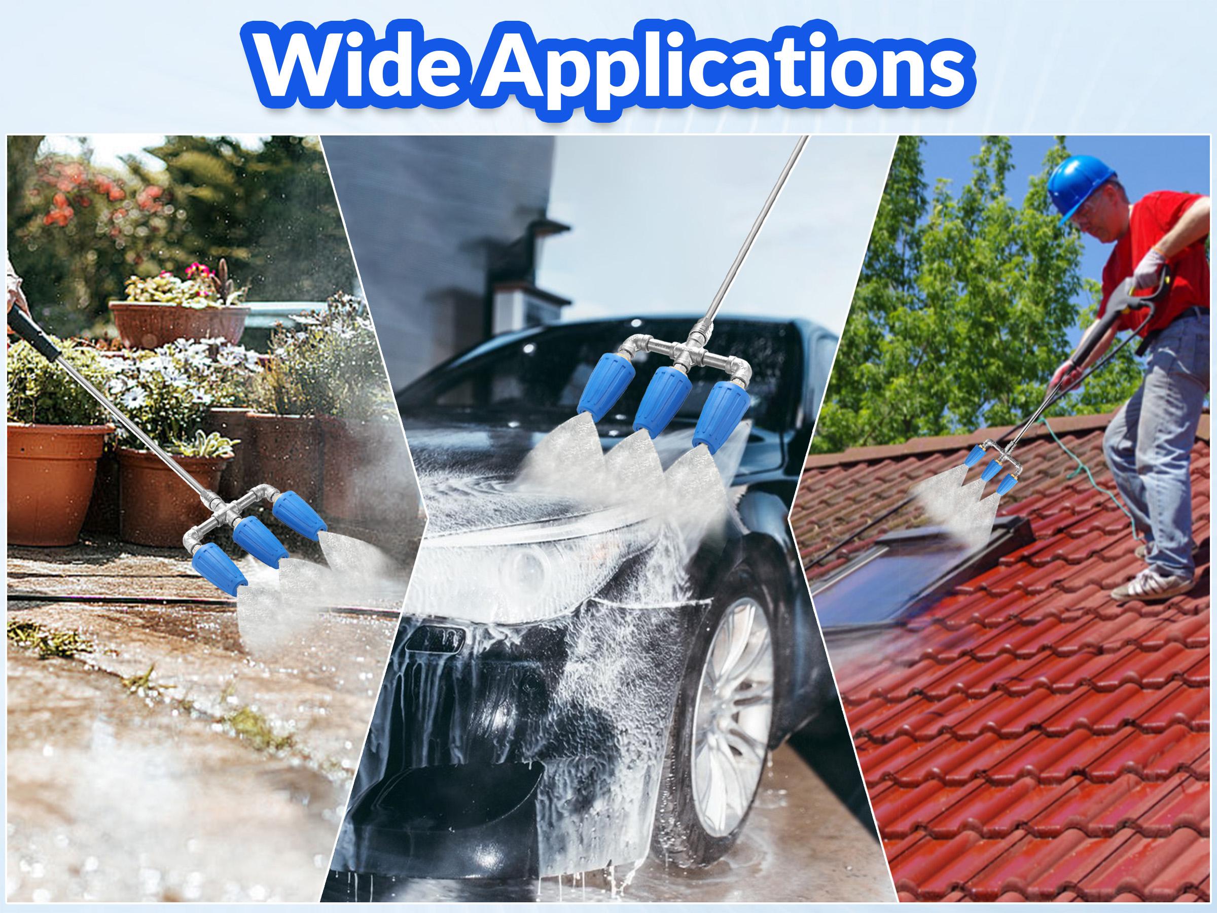 Ridge Washer Dual Turbo Nozzle Pressure Washer 1/4 Quick-Connect with Stainless Steel and Brass Components,2.0 Orifice 3-in-1 Turbo Nozzle,4.0GPM,4000 PSI Ridge Washer Dual Turbo Nozzle Pressure Washer 1/4 Quick-Connect with Stainless Steel and Brass Components,2.0 Orifice 3-in-1 Turbo Nozzle,4.0GPM,4000 PSI