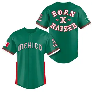 Mexico Pride Baseball Jersey - United By The Game Heritage Fit
