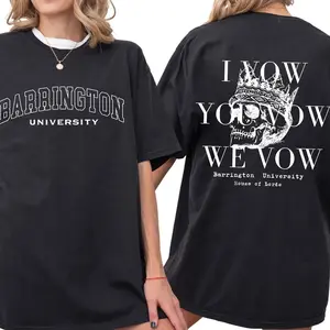Barrington University Sweatshirt, I Vow You Vow We Vow Shirt, Lords Series Tee Shirt, Dark Romance Lover Gift 5