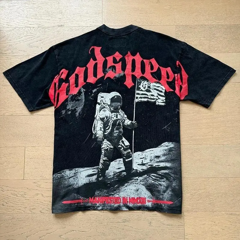Rock T-shirt Godspeed Shirt Tee Black Size Men New Vintage Logo Sleeved Short 51 clothing gift - graphic tee - shirt top men - trendy casual top