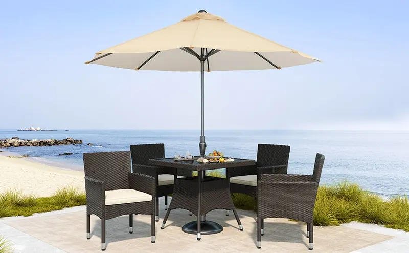 【3 Packages Delivery】Yaheetech 5/7/9-Piece Patio Furniture Set, Outdoor Dining Table with 6 Chairs, Rattan Conversation Set with Soft Cushions for Backyard Deck Garden, 【3 Packages Delivery】Yaheetech 5/7/9-Piece Patio Furniture Set, Outdoor Dining Table with 6 Chairs, Rattan Conversation Set with Soft Cushions for Backyard Deck Garden,