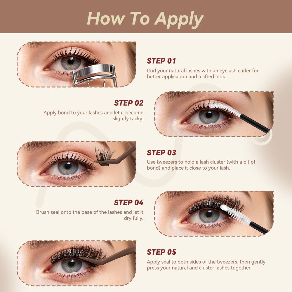 Eos | MaxComfi Ghost Lashes Vibe but Better Long-Lasting Waterproof & Super Soft&Thin Band | Secret Style Venus Velure Waterproof Long-Lasting Natural Daily Volume Beginner-Friendly DIY Lashes for Flawless Voluminous Look Trendy Must-Have Cluster Eos | MaxComfi Ghost Lashes Vibe but Better Long-Lasting Waterproof & Super Soft&Thin Band | Secret Style Venus Velure Waterproof Long-Lasting Natural Daily Volume Beginner-Friendly DIY Lashes for Flawless Voluminous Look Trendy Must-Have Cluster