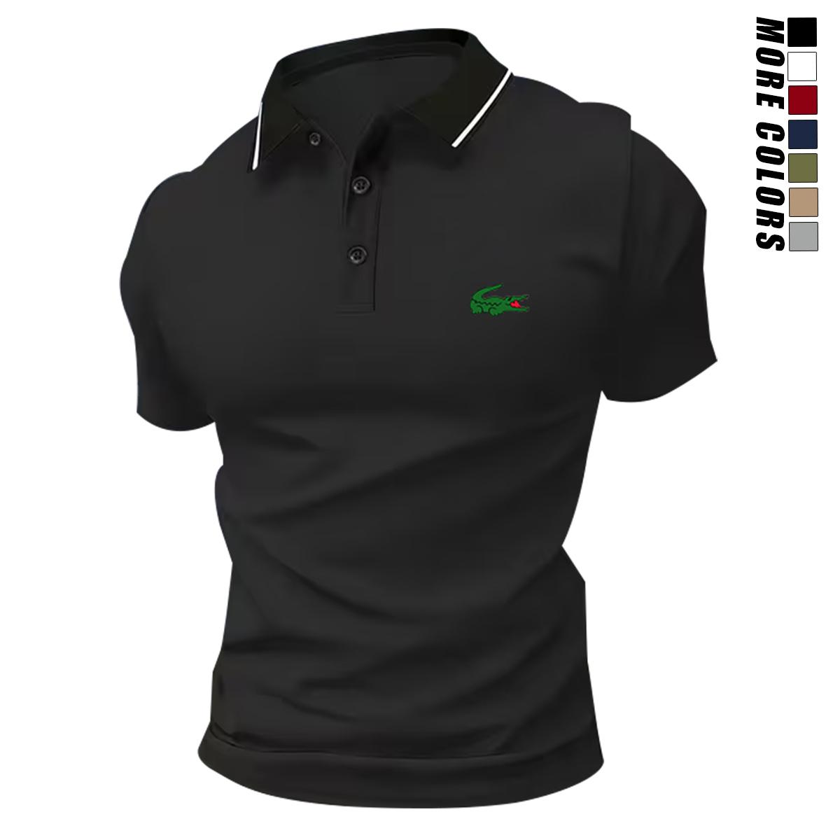 4-pack men&rsquo;s summer tops with animal print patterns, button placket and collar; polyester polo shirts that are machine washable, comfortable and stretchy&mdash;suitable for golf, everyday casual wear, fishing, and camping.,back to school,back to school shopping