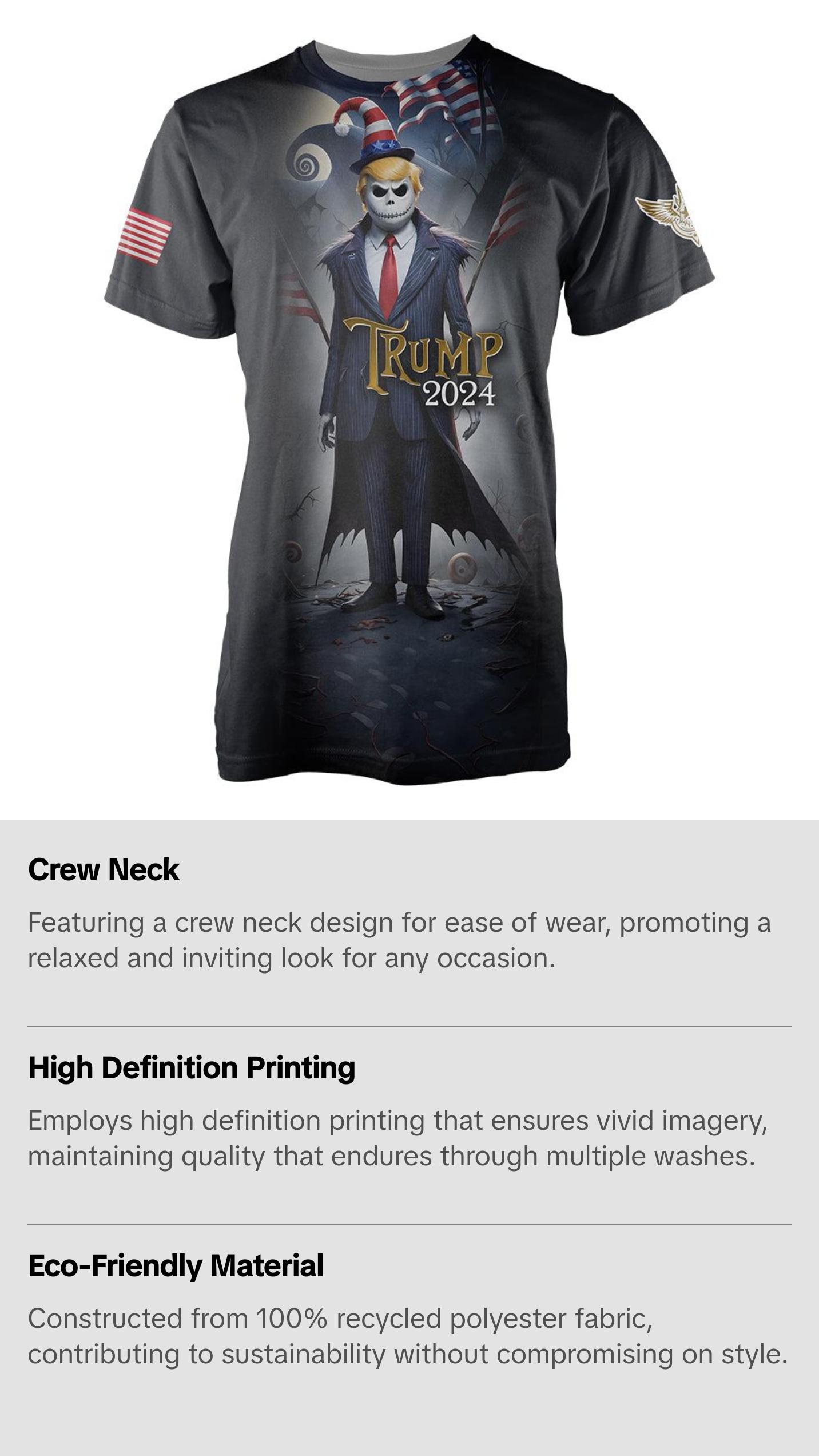 Trump Jack Skeleton Shirt