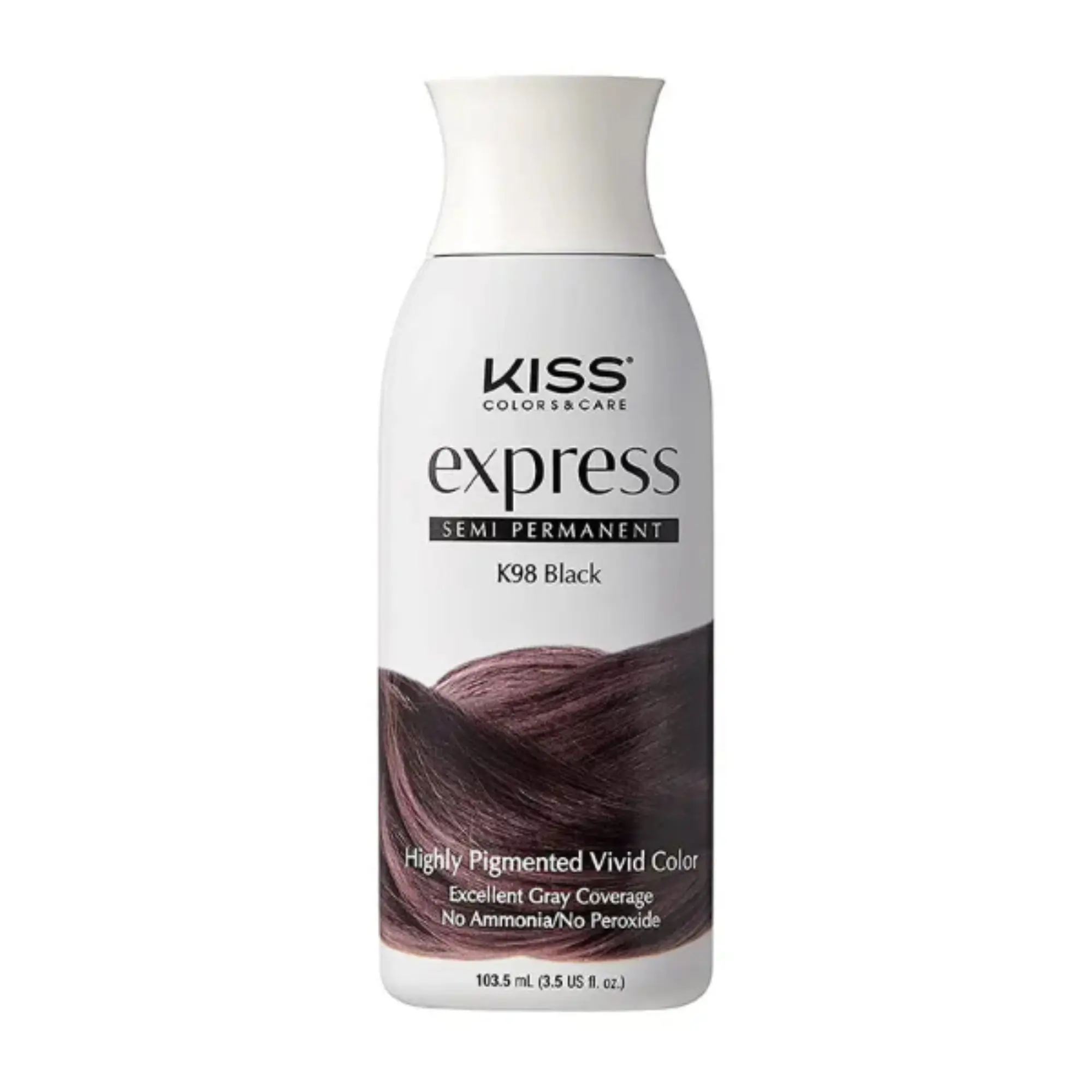 Kiss Express Semi-Permanent Hair Color 3.5oz Assorted Colors