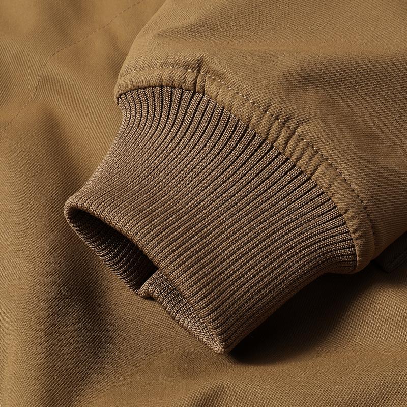 Men'S Heavyweight Winter Jacket - Thermal Insulated Zip-Up Coat with Stand Collar, Long Sleeve Cold Weather Outerwear, Front Pockets - Formal & Casual Outerwear for, Thick, Winter Clothes For Men, Winter Jacket For Men