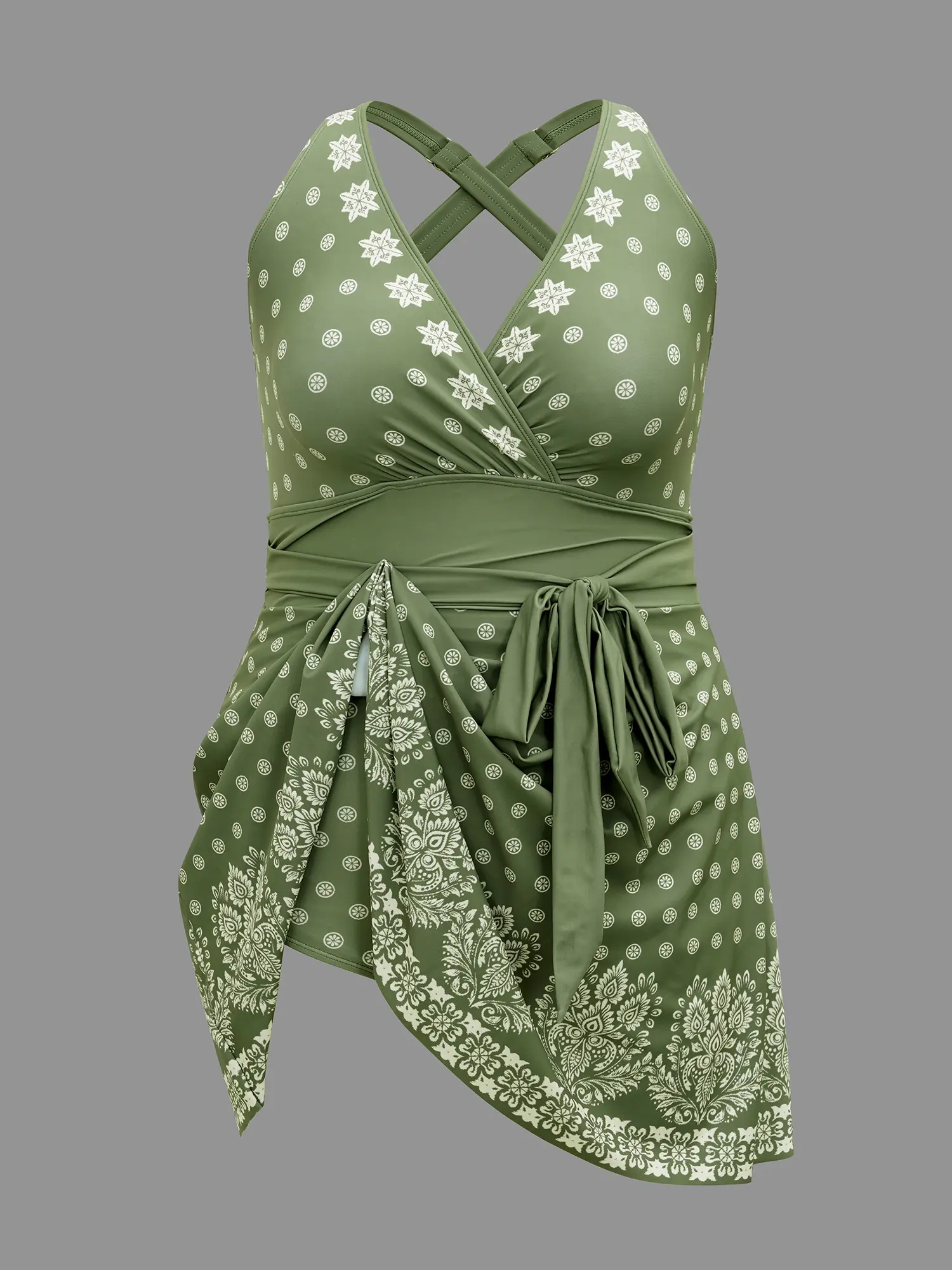 sage green floral dress for wedding Petal & Pup Women's Floret Midi Dress main image 0