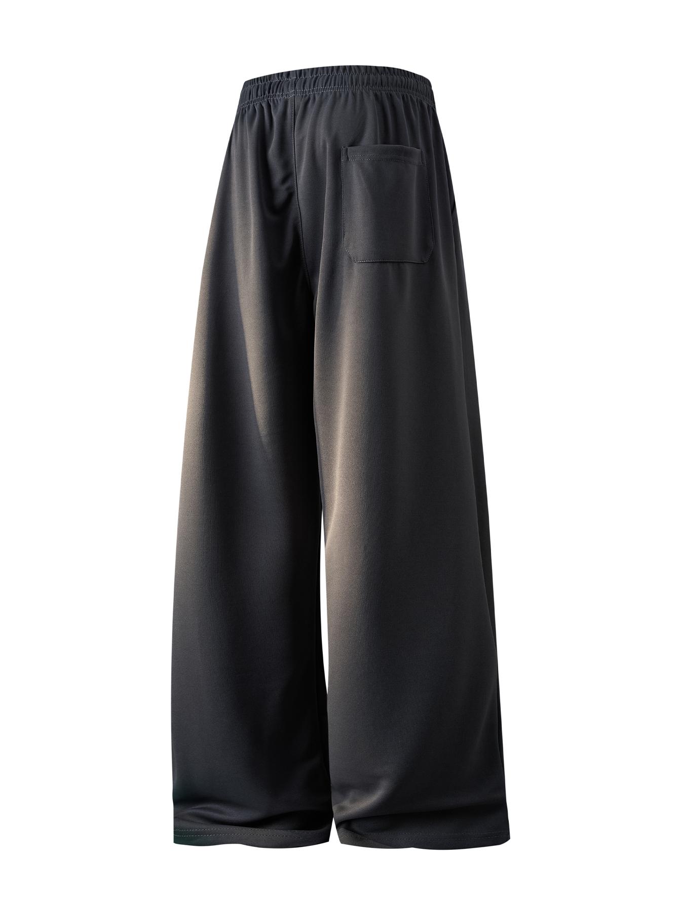 CCCMAI Men's Solid Thermal Lined Drawstring Waist Pants, Casual Comfy Regular Fit Straight Leg Trousers for Fall Winter, Men's Bottoms for Daily Wear Menswear Plain Loose