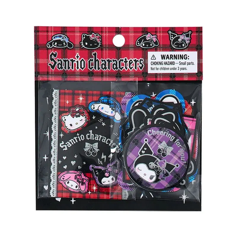 Sanrio Characters 28-pc Sticker Pack (Rock ’n’ Check Series)