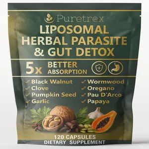 Liposomal Herbal Gut Cleanse Capsules – Black Walnut, Wormwood & Oregano
