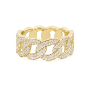 Diamond Cuban Link Ring
