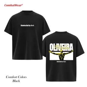 COMFORT COLORS Charles Oliveira Illuminated By God Tee, Do Bronx UFC Fighter T-shirt, UFC Fan Custom Graphic Design, Gift For UFC MMA Fans