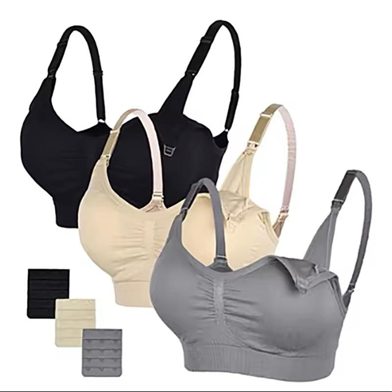 Maternity Nursing Bras Detachable Breathable Breastfeeding Plus Size Bralette with Adjustable Straps, Soft Fabric, and Seamless Fit for Pregnant Women (Shipping 7-10 business day)-State may vary