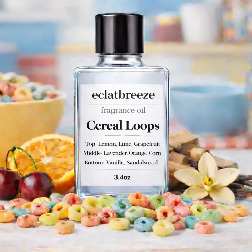 3.4oz Cereal Loops Fragrance oil Suitable for Humidifiers, Diffusers, Air Refreshsener, Soaps and Candles for Eceryday use
