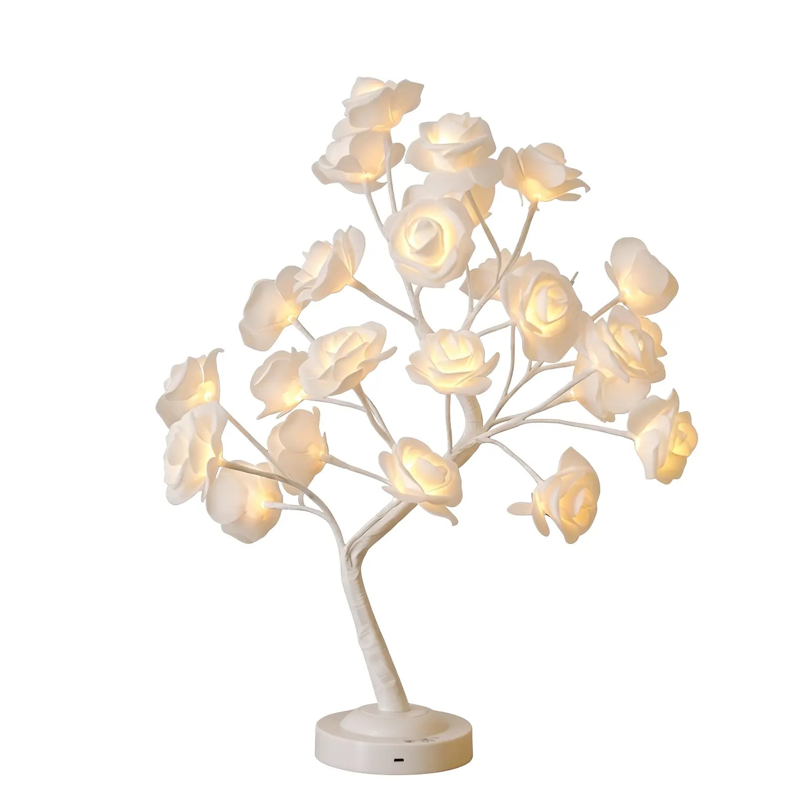 16-Color Changing Rose Tree Lamp with Remote, RGB Table Night Lamp for Bedroom Home Festive Decorations