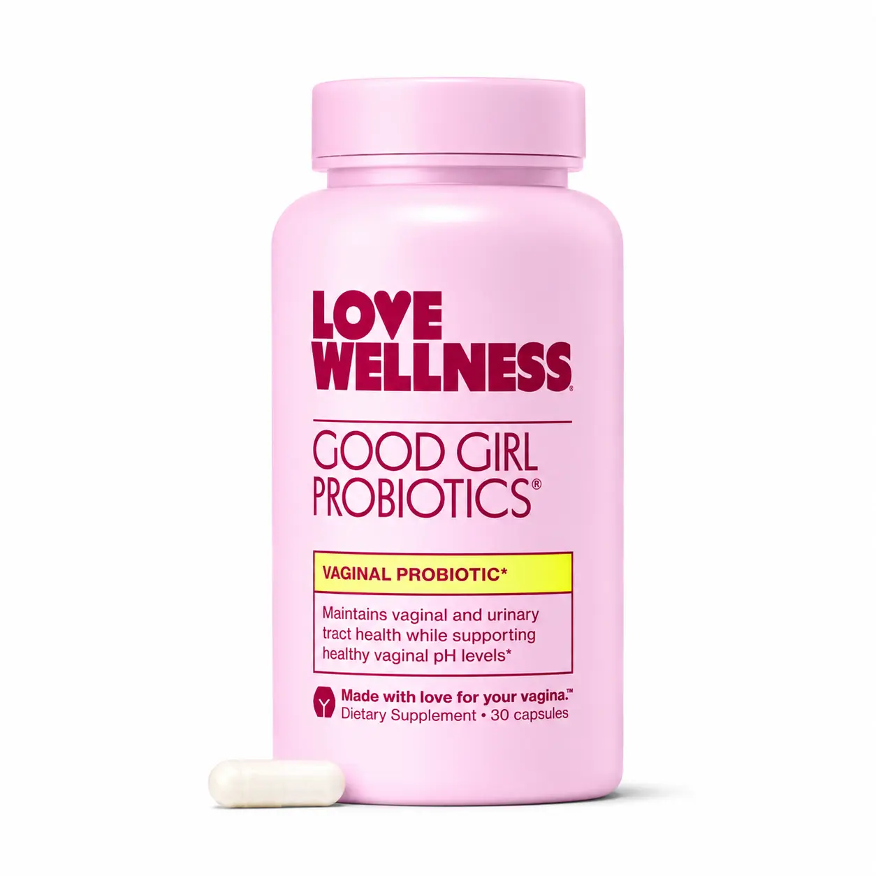 Good Girl Probiotics | Vaginal Probiotic Supplement for Women – Balances pH, Supports Urinary Tract Health & Vaginal Microbiome | OB/GYN Developed | Clinically Studied | Gluten-Free | 30 Capsules Fitness Dietary