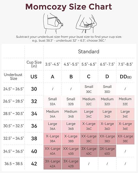 Momcozy Nursing Bras for Breastfeeding（recommend one size up）, puming bra YN21 Seamless Ultra Comfort Maternity Bra, Natural Shape, Pregnancy Sleep Bralette tiktok shop maternity  undies