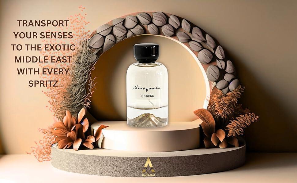 Atralia Amazonas Solstice Arabian Perfume For Women – Affordable Strong Attractive Eau De Perfume, Soft Smell Quality Perfumed Collection, Branded Mood Lady EDP, Flowery Girl Aromatic Persian Colognes