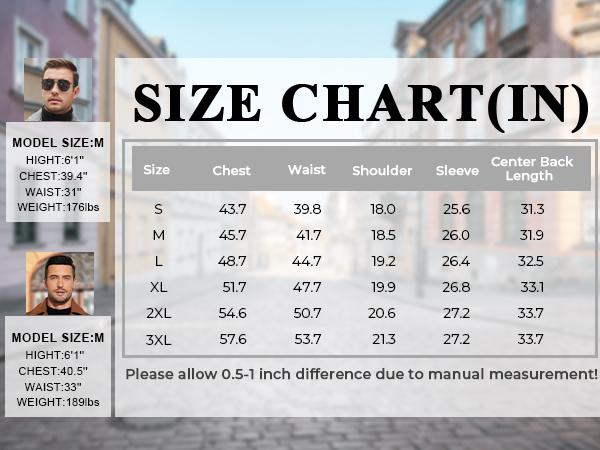 Men's Double Breasted Pea Coat Winter Overcoat Short Trench Coat Notched Collar