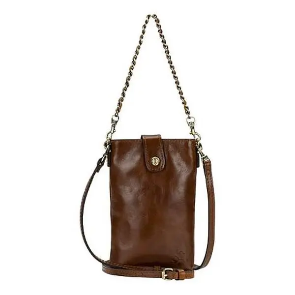 Patricia Nash Leontine Leather Phone Crossbody Bag