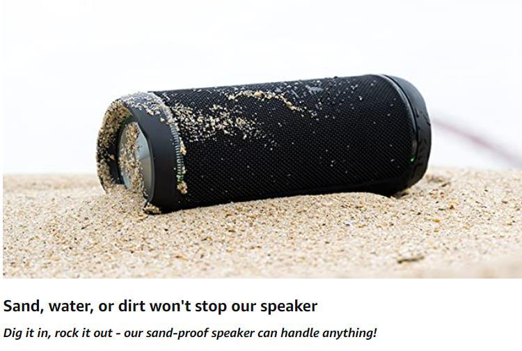 【EDUPLINK】Waterproof Portable Speaker Powerful 40W, Get Speaker Houlder for FREE Audio Smartphone
