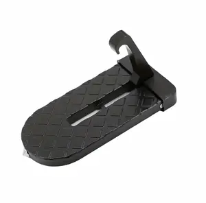 1 pc SUV Roof Step Access,Foldable Hook with Angle Adjustment,Master Latch Step Assist,Anti-Damage Pad – Fits Cars,SUVs,Trucks,Vans,Glass Breaker