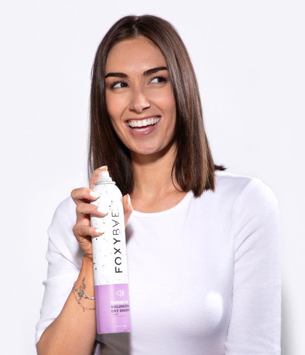 FoxyBae Wet-to-Slay 2-in-1 Hot Air Styler – Ceramic Hair Straightener & Dryer – Ionic & Tourmaline Technology – Fast Drying, Anti-Frizz, Less Heat Damage – Boar Bristles – Adjustable 98°F–257°F – Blush Pink