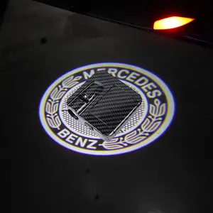For Mercedes Benz C Class W204 Amg C43 C63 C200 C230 C280 C260 C300 2008-2013 Cccessoriesar Led Door Light Logo Projector A(Battery Not Included)
