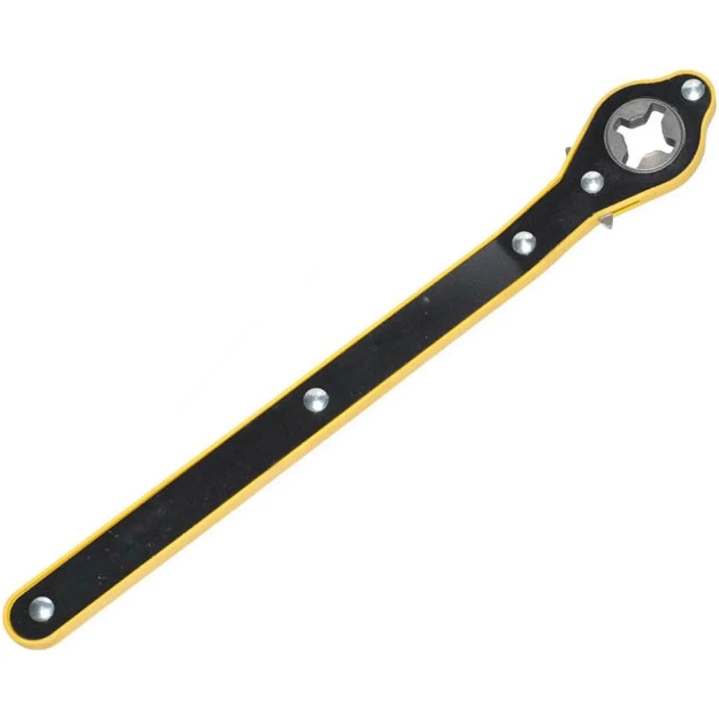 High-Strength Ratchet Spanner – Ergonomic Handle Hex Gear Wrench for Jacks High-Strength Ratchet Spanner – Ergonomic Handle Hex Gear Wrench for Jacks