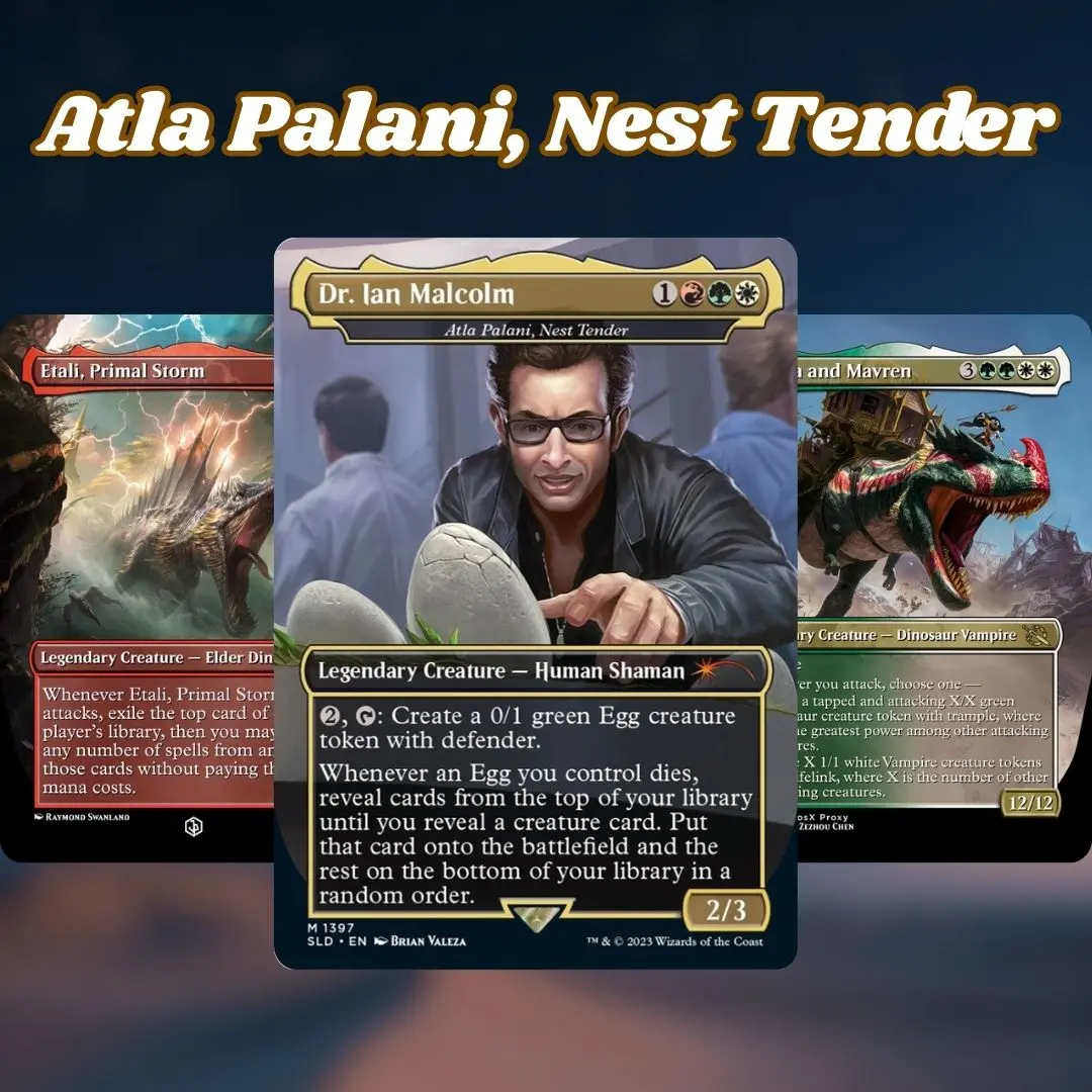 MTG Proxy 100+ Card Commander Deck Atla Palani, Nest Tender Egg Hatch & Big  Creature