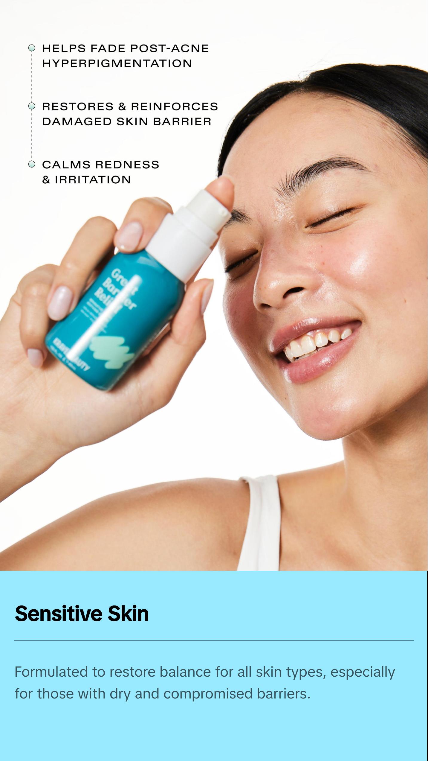 KraveBeauty Barrier Builder Duo to Cleanse & Soothe Skin with Gentle, Non-stripping Cleanser and Barrier Repair Serum