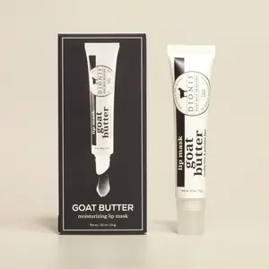 Dionis Goat Milk Skincare Original Glaze Goat Butter Lip Mask - Ultra Hydrating Moisturizing Overnight Lip Mask