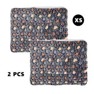 2pcs Washable Mattresses for Guinea Pigs,Rabbits, and Small Animals - Cozy Star Pattern Winter Bedding,Perfect for Indoor Pets Like Guinea Pigs,Hedgehogs,and Sugar Gliders