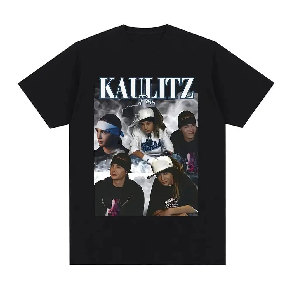 [SALE OFF 25%] Rock Band Tokio Hotel Tom Kaulitz Graphic T Shirt Men Clothes Hip Hop Punk Gothic T-shirt