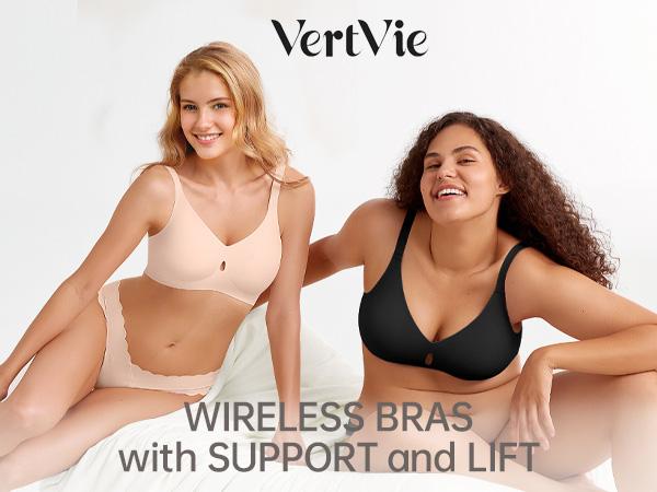 Vertvie Jelly Bra Women V Neck Wireless Water Droplet Push Up Bras No Underwire Seamless Bra Full Coverage Supportive Bralette Everyday T-shirt Bra Vertvie Jelly Bra Women V Neck Wireless Water Droplet Push Up Bras No Underwire Seamless Bra Full Coverage Supportive Bralette Everyday T-shirt Bra